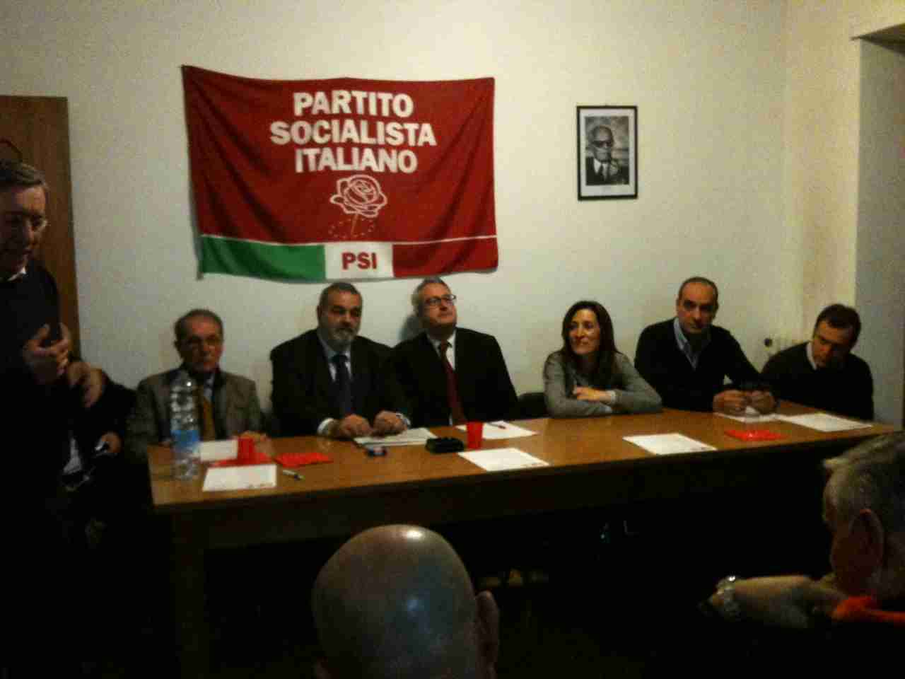 Bobo Craxi a Frosinone per la presentazione dei candidati al Senato